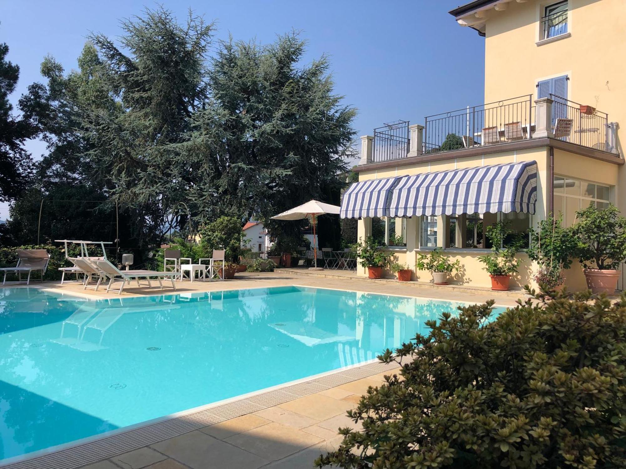 B&B Villa Eden Jacuzzi Pool Domaso Exterior foto